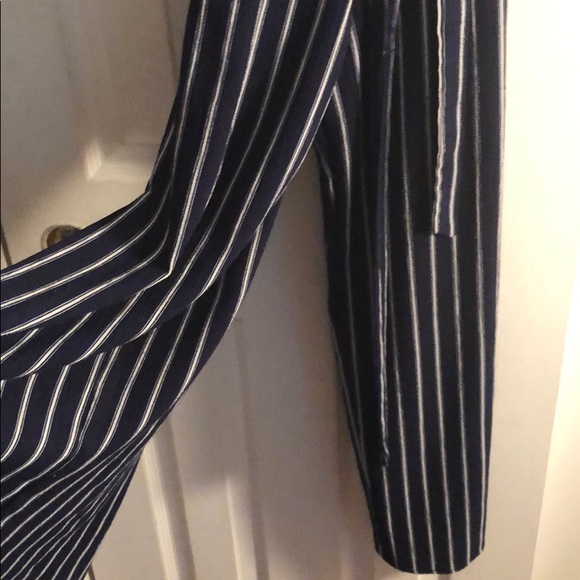 White and blue striped romper - Picture 3 of 5